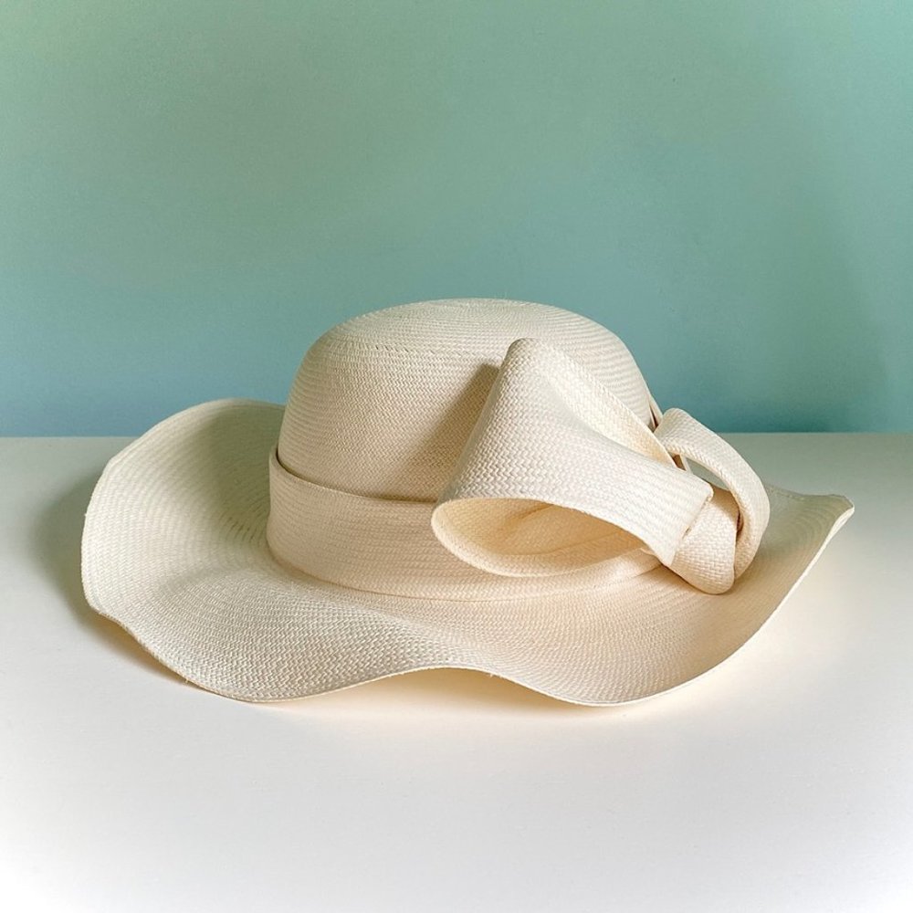 Women’s Genuine Panama Hat with Bow